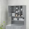 Waschmaschinenschrank Grau Sonoma 70,5x25,5x90 cm