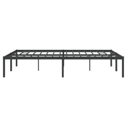 Bettgestell Metall Schwarz 140x190 cm