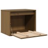 Wandschrank Honigbraun 45x30x35 cm Massivholz Kiefer