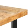 Bartisch 180x70x107 cm Raues Mangoholz