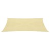 Sonnensegel 160 g/m² Beige 2,5x4 m HDPE