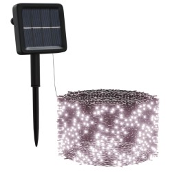 Solar-Lichterketten 5 Stk. 5x200 LED Warmweiß Innen Außen