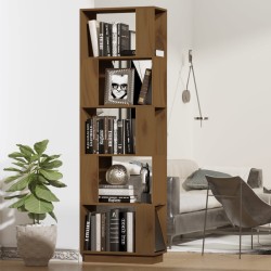 Bücherregal/Raumteiler Honigbraun 51x25x163,5 cm Massivholz