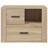 Nachttisch Sonoma-Eiche 60x36x45 cm Holzwerkstoff