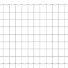 Eurozaun Stahl 10 x 0,8 m Grau