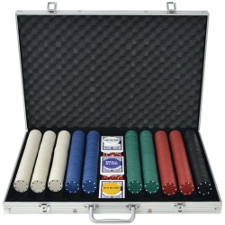 Poker Set mit 1.000 Chips...