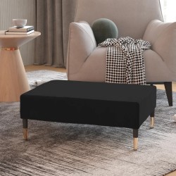 Fußhocker Schwarz 78x56x32...