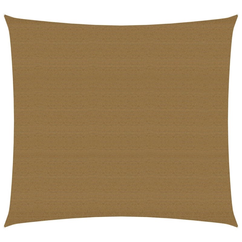 Sonnensegel 160 g/m² Taupe 4x4 m HDPE