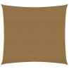 Sonnensegel 160 g/m² Taupe 4x4 m HDPE