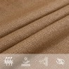 Sonnensegel 160 g/m² Taupe 4x4 m HDPE