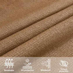 Sonnensegel 160 g/m² Taupe 2x3 m HDPE