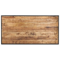 Esstisch 140 cm Raues Mangoholz