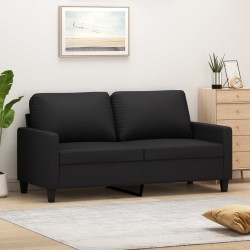 2-Sitzer-Sofa Schwarz 140...