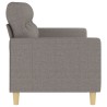 3-Sitzer-Sofa Taupe 180 cm Stoff