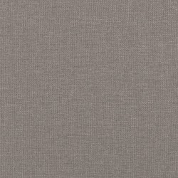 Tagesbett mit Matratze Taupe 100x200 cm Stoff