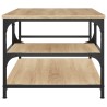 Couchtisch Sonoma-Eiche 90x49x40 cm Holzwerkstoff