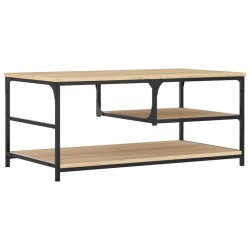 Couchtisch Sonoma-Eiche 90x49x40 cm Holzwerkstoff