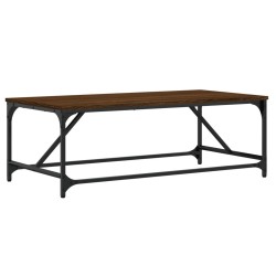 Couchtisch Braun Eichen-Optik 100x50x35 cm Holzwerkstoff