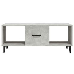 Couchtisch Betongrau 102x50x40 cm Holzwerkstoff