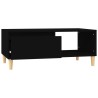 Couchtisch Schwarz 90x50x36,5 cm Holzwerkstoff