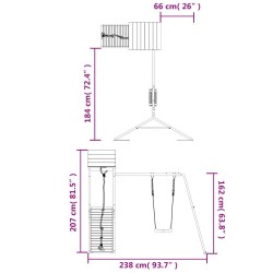 Spielturm Imprägniertes Kiefernholz