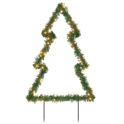 Weihnachtsbaum mit Erdspießen und 115 LEDs 90 cm