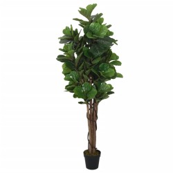 Feigenbaum Künstlich 96 Blätter 80 cm Grün