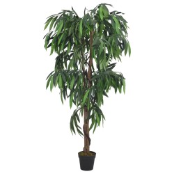 Mangobaum Künstlich 600 Blätter 150 cm Grün