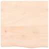 Waschtischplatte 60x60x2 cm Massivholz Unbehandelt