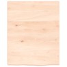 Waschtischplatte 40x50x2 cm Massivholz Unbehandelt