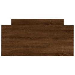 Bettgestell ohne Matratze Braun Eiche 90x190 cm Holzwerkstoff