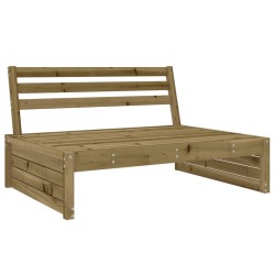 Garten-Mittelsofa 120x80 cm Kiefernholz Imprägniert