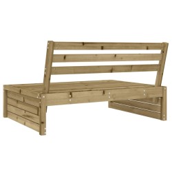 Garten-Mittelsofa 120x80 cm Kiefernholz Imprägniert