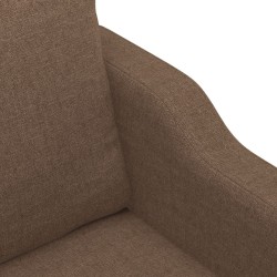 2-Sitzer-Sofa Braun 140 cm Stoff