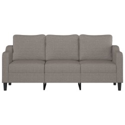 3-Sitzer-Sofa Taupe 180 cm Stoff