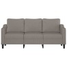 3-Sitzer-Sofa Taupe 180 cm Stoff