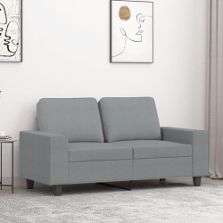 2-Sitzer-Sofa Hellgrau 120...