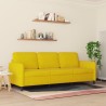 3-Sitzer-Sofa Gelb 180 cm Samt