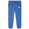 Kinder-Trainingshose Blau Melange 128