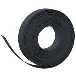 Rasenkanten 5 Stk. Schwarz 10 m 10 cm Polyethylen