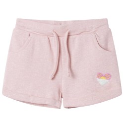 Kindershorts mit Kordelzug Hellrosa 92