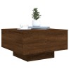 Couchtisch Braun Eichen-Optik 55x55x31 cm Holzwerkstoff