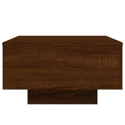 Couchtisch Braun Eichen-Optik 55x55x31 cm Holzwerkstoff