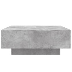 Couchtisch Betongrau 80x80x31 cm Holzwerkstoff