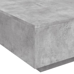 Couchtisch Betongrau 80x80x31 cm Holzwerkstoff