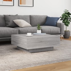 Couchtisch Grau Sonoma 80x80x31 cm Holzwerkstoff