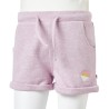 Kindershorts mit Kordelzug Lila 104