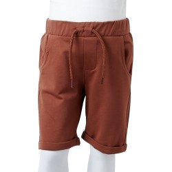 Kindershorts mit Kordelzug Braun 116