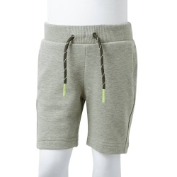 Kindershorts mit Kordelzug Hellkhaki Melange 104