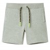 Kindershorts mit Kordelzug Hellkhaki Melange 128